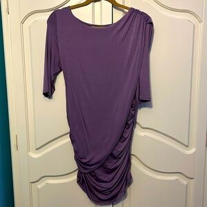 Lola & Sophie Purple Draped Women’s Top Size Large